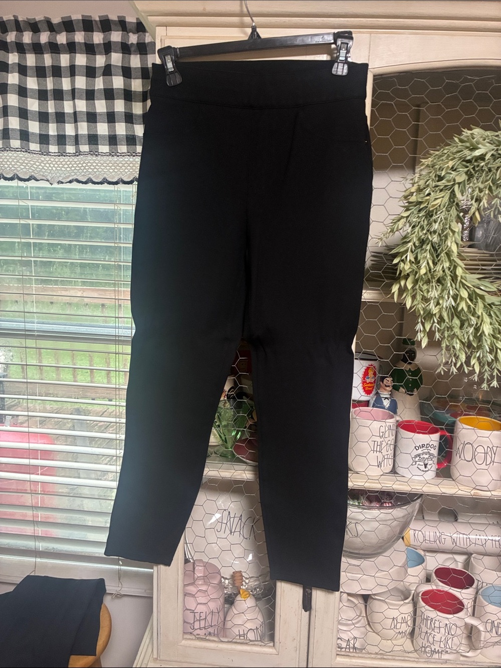 Spanx Women’s Black Ponte Knit Pull-On Pants